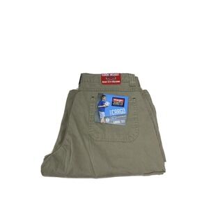 Wrangler Classic Boys Cargo Shorts. sz. 16 Husky Khaki Tan